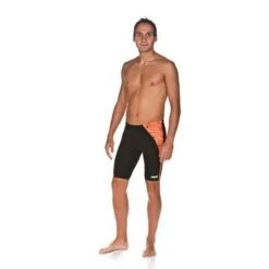 Arena Water Jammer -Speedos Shop 001383 black orange black front l 1