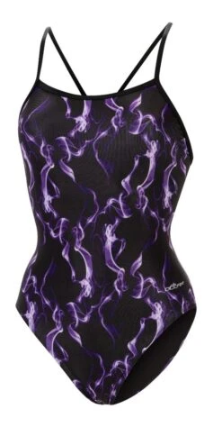 Dolfin Women's Print V-Back One Piece -Speedos Shop 0100 b30d front