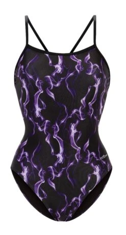 Dolfin Women's Print V-Back One Piece -Speedos Shop 0100 b30d front2