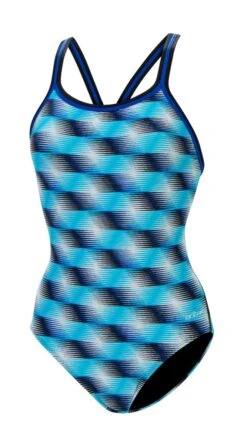 Dolfin Women's Print DBX Back One Piece 15 Dolfin Women's Print DBX Back One Piece -Speedos Shop 0231 b45d front 4