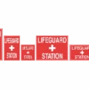 Lifeguard Station Sign