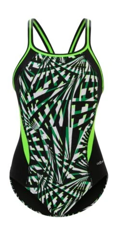 Dolfin Women's Print Color Block DBX Back One Piece -Speedos Shop 5m00 b58d front2