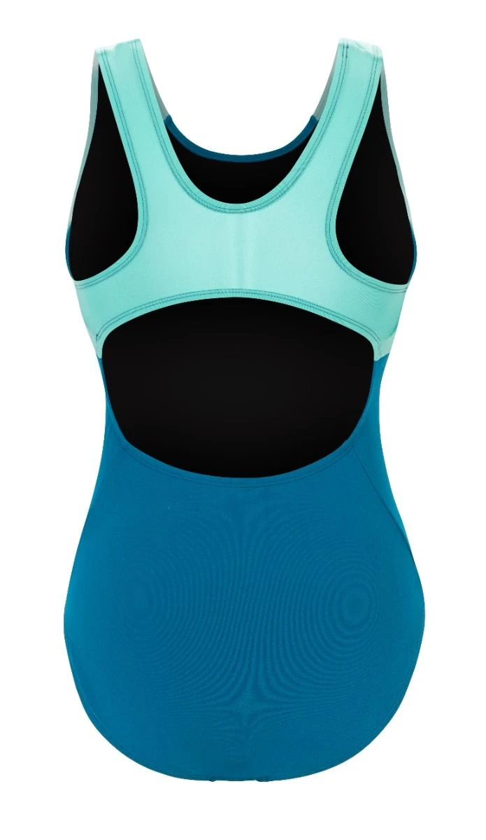 Dolfin Women's Color Block Moderate Lap Suit 2 Dolfin Women's Color Block Moderate Lap Suit - Image 2