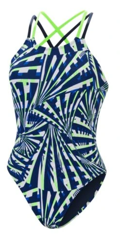 Dolfin Women's Print Atomic Double X Back