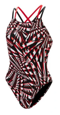 Dolfin Women's Print Atomic Double X Back -Speedos Shop 6a00 b39d front