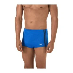 Speedo Solid Poly Mesh Square Leg -Speedos Shop 705970 sapphire front