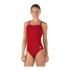 Speedo Solid Endurance Flyback -Speedos Shop 819016 maroon front