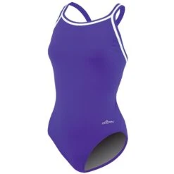 Dolfin Solid Poly DBX Back 15 Dolfin Solid Poly DBX Back -Speedos Shop 9582mc front purple2 10