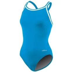 Dolfin Solid Poly DBX Back 16 Dolfin Solid Poly DBX Back -Speedos Shop 9582mc front turquoise2 10