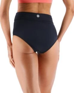 TYR Leila Solid High Waist Bottom -Speedos Shop blehso7a leila solid high waist bottoms black 2