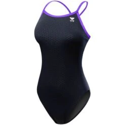 TYR Hexa Durafast Diamondfit 16 TYR Hexa Durafast Diamondfit -Speedos Shop dhex7 black purple front
