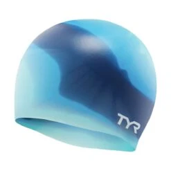 TYR Multi Color Silicone Cap -Speedos Shop lcsm blue teal