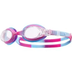 TYR Kid's Swimple Tie Dye Goggle -Speedos Shop lgswtd pink blue