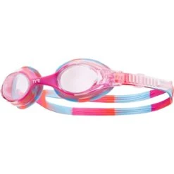 TYR Kid's Swimple Tie Dye Goggle -Speedos Shop lgswtd pink white