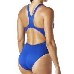 TYR Solid Maxfit Swimsuit -Speedos Shop mso1 royal back r