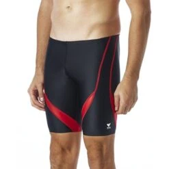 TYR Alliance Splice Jammer 17 TYR Alliance Splice Jammer -Speedos Shop sali black red front r